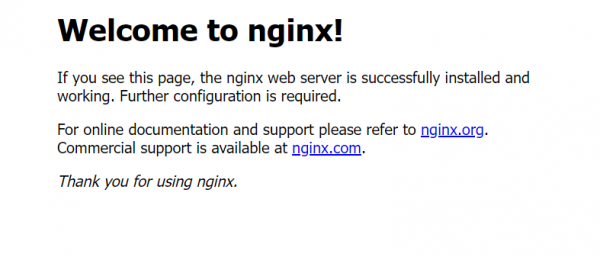 Instalación y configuración Nginx