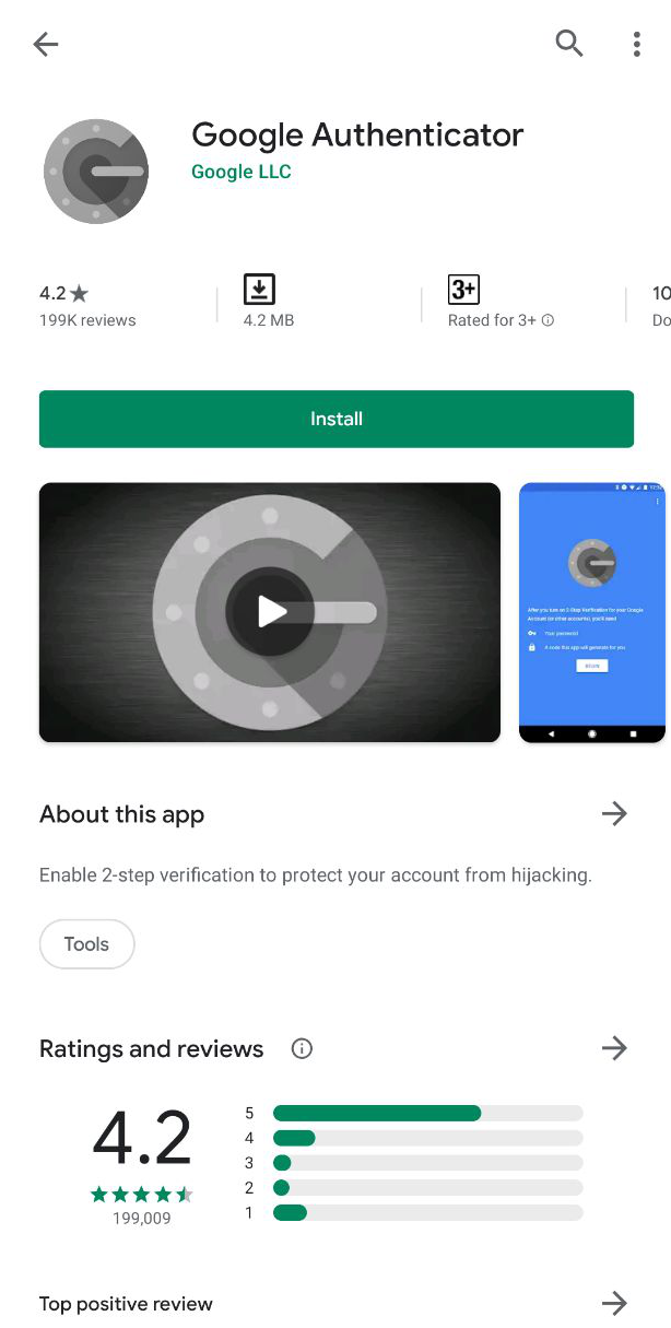 google authenticator on new phone