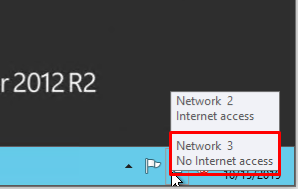 Screenshot 1: Configuring the network adapter