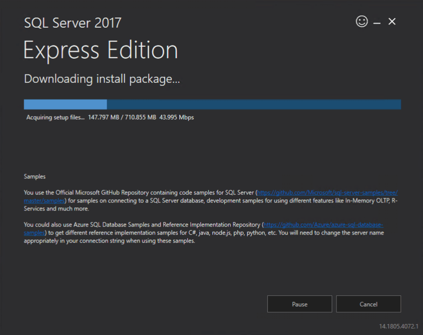 Instale y configure ms sql server express en windows serverspace