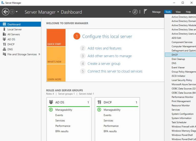 How To Configure A DHCP Server In Windows Server 2016-Serverspace