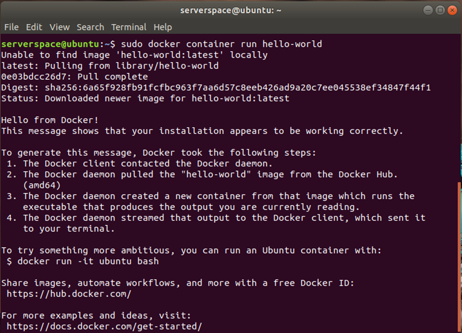 install docker ubuntu
