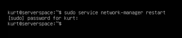 how-to-restart-network-in-ubuntu-serverspace