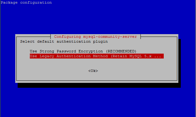 install mysql debian 9