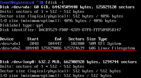 Disk partition