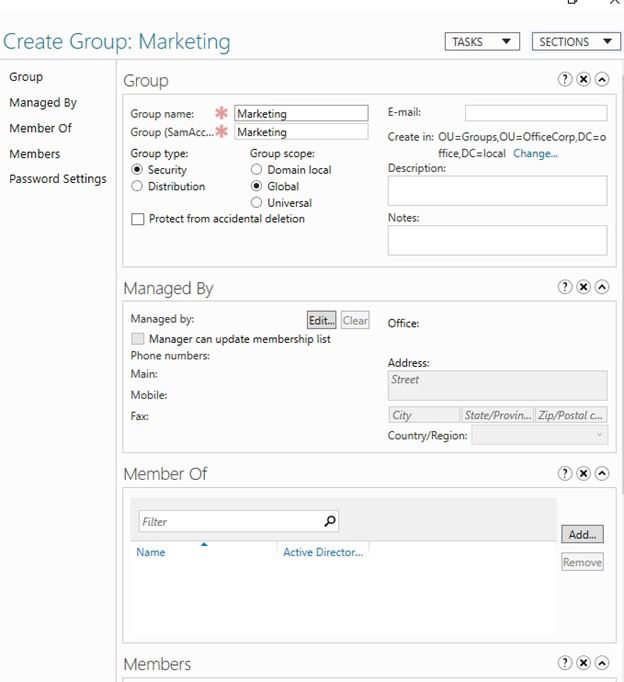 How to Manage Groups in AD. Part 1: Creating and Deleting Groups.
