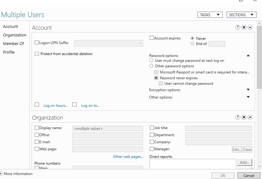 Users with expired passwords | Serverspace