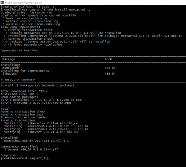 Centos 7 And Memcached - How To Use - Serverspace.Io