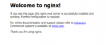 Instalación y configuración Nginx