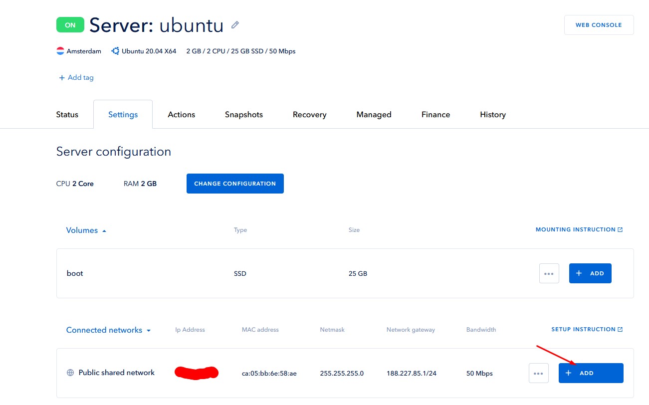 Adding a LAN interface