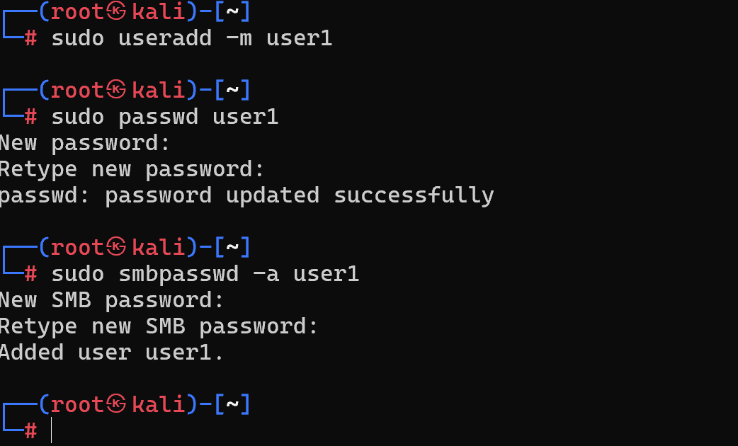 New user
