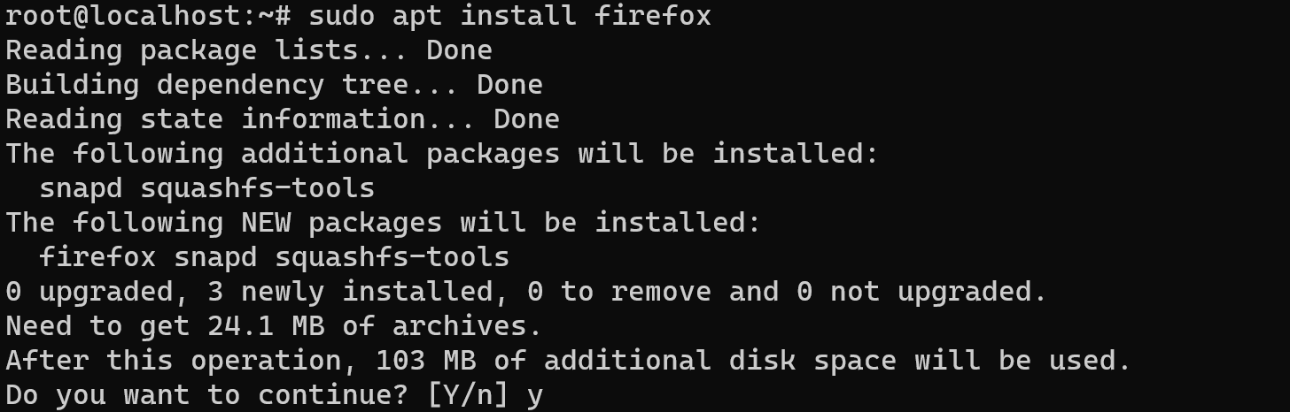 Install Firefox