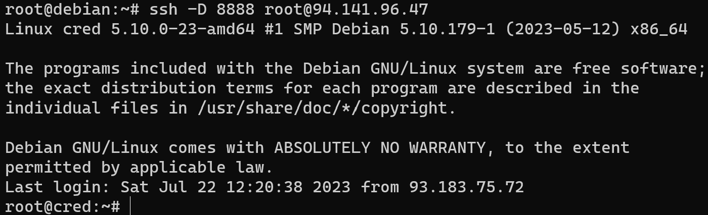 Port forwarding dynamic