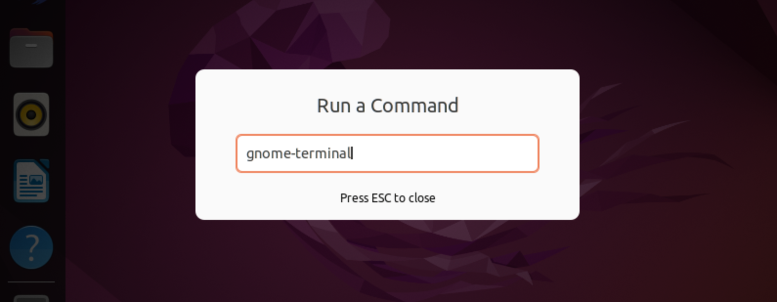 Run command