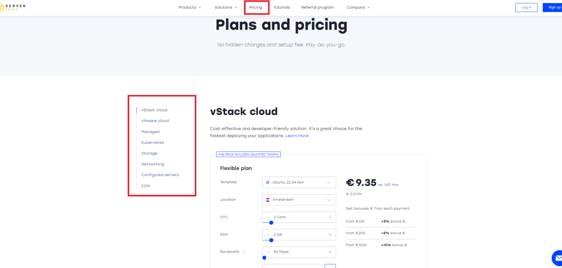 Pricing and plans IO