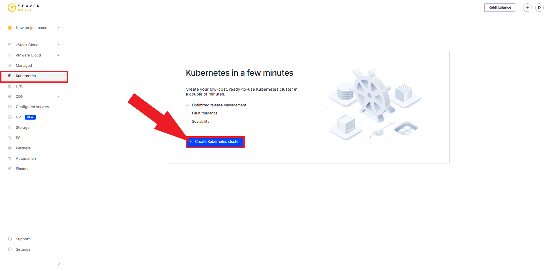 Creating cluster of Kubernetes
